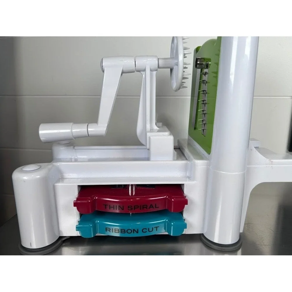 Food‎ Network Table Top Vegetable Spiralizer Slicer 3 Blade Ribbon Thin Thick